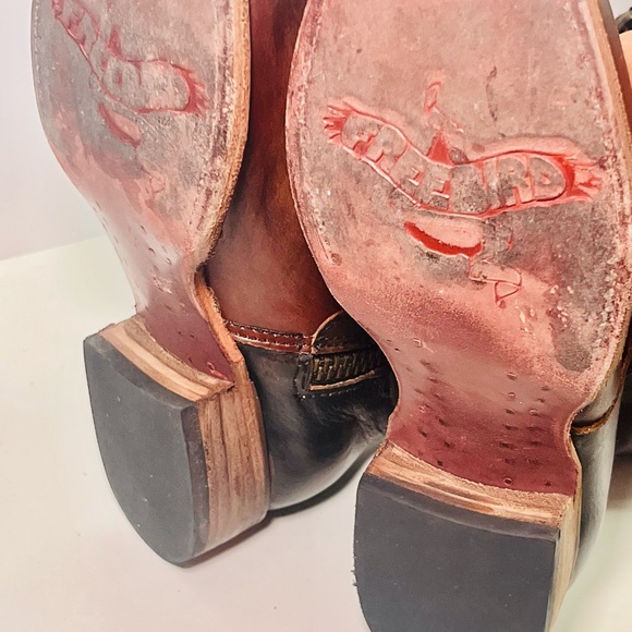 Freebird Boots - Rylan - Cognac Multi - Size 8 - Tall Lace Up Leather Boots - Picture 10 of 16